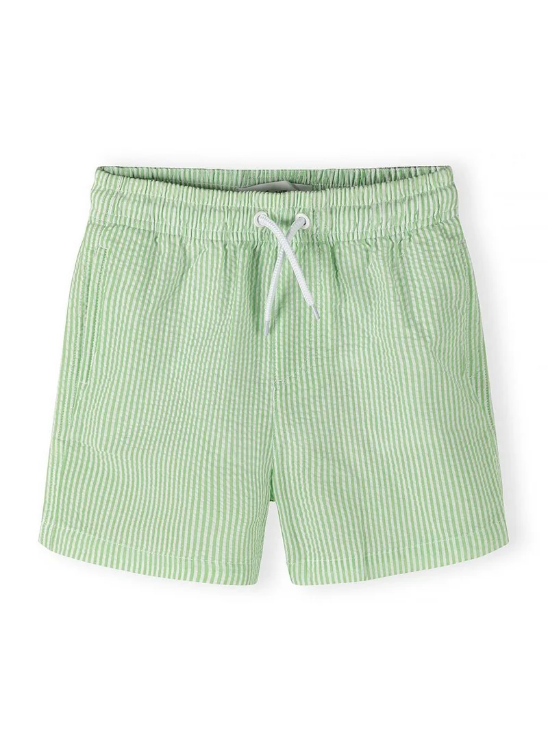 MINOTI Boys swim shorts 2-pack blue turquoise striped